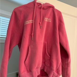 Dandy Worldwide Hoodie with Southern California Flower Shop Print